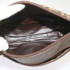 FENDI Zucca Canvas Clutch Bag 2Set Black Brown66087