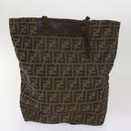 FENDI Zucca Canvas Clutch Bag 2Set Black Brown66087