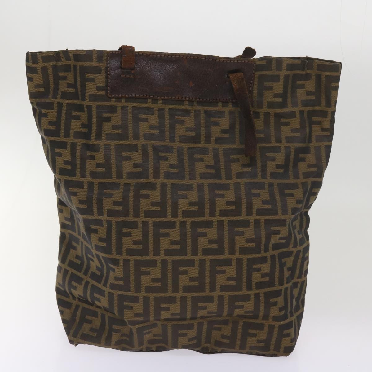 FENDI Zucca Canvas Clutch Bag 2Set Black Brown66087
