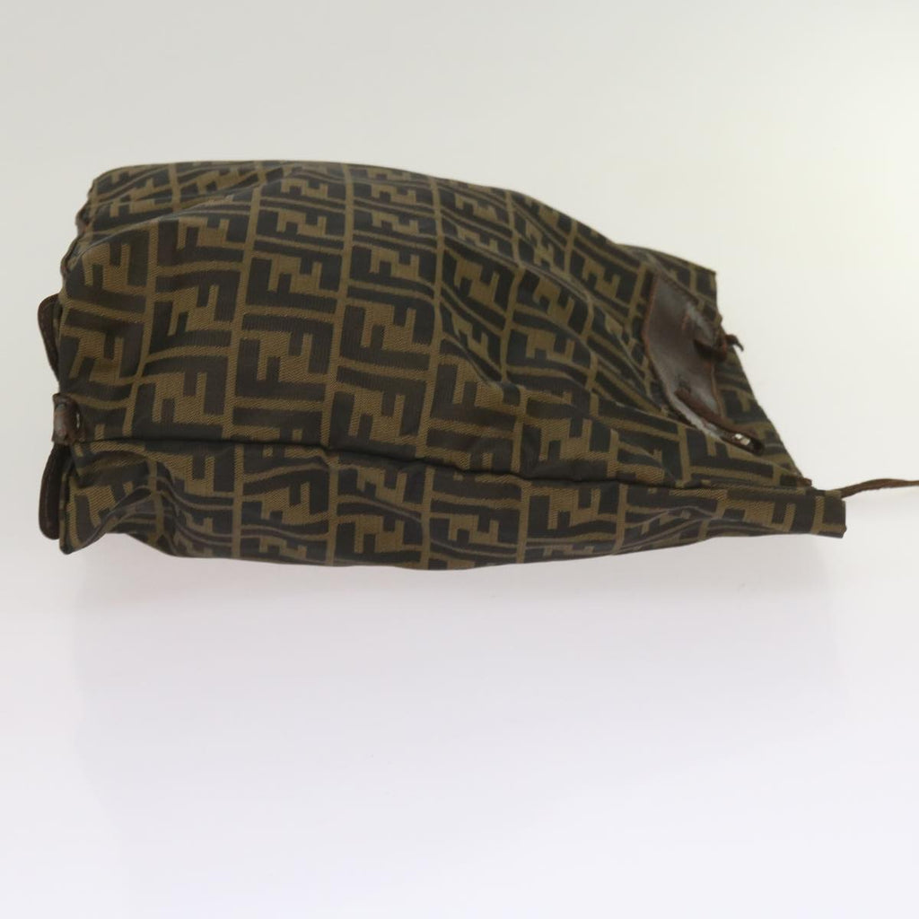 FENDI Zucca Canvas Clutch Bag 2Set Black Brown66087