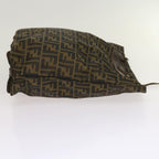 FENDI Zucca Canvas Clutch Bag 2Set Black Brown66087