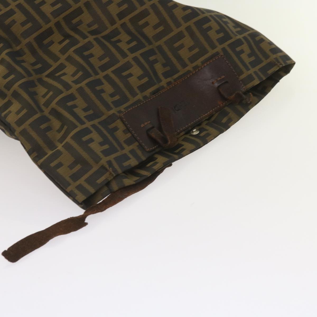 FENDI Zucca Canvas Clutch Bag 2Set Black Brown66087