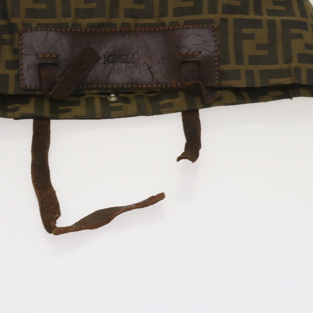 FENDI Zucca Canvas Clutch Bag 2Set Black Brown66087