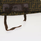 FENDI Zucca Canvas Clutch Bag 2Set Black Brown66087