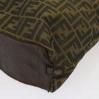 FENDI Zucca Canvas Clutch Bag 2Set Black Brown66087