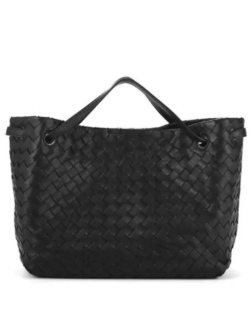 Bottega Veneta Intrecciato Large Top Handle Tote Bag Black