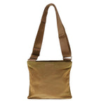 PRADA Shoulder Bag Nylon Brown  66123