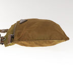 PRADA Shoulder Bag Nylon Brown  66123