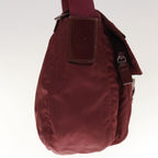 PRADA Shoulder Bag Nylon Red  66124