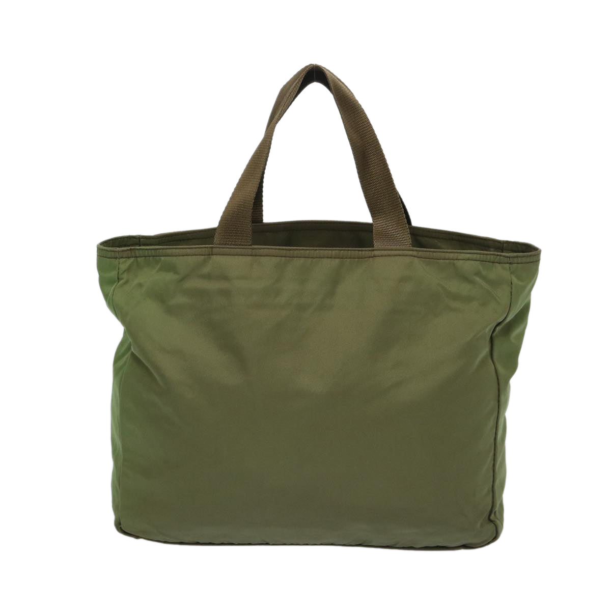 PRADA Tote Bag Nylon Khaki  66126