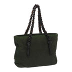 PRADA Hand Bag Nylon Khaki  66130