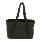 PRADA Hand Bag Nylon Khaki  66130