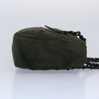 PRADA Hand Bag Nylon Khaki  66130