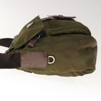 PRADA Shoulder Bag Nylon Khaki  66133