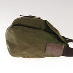 PRADA Shoulder Bag Nylon Khaki  66133