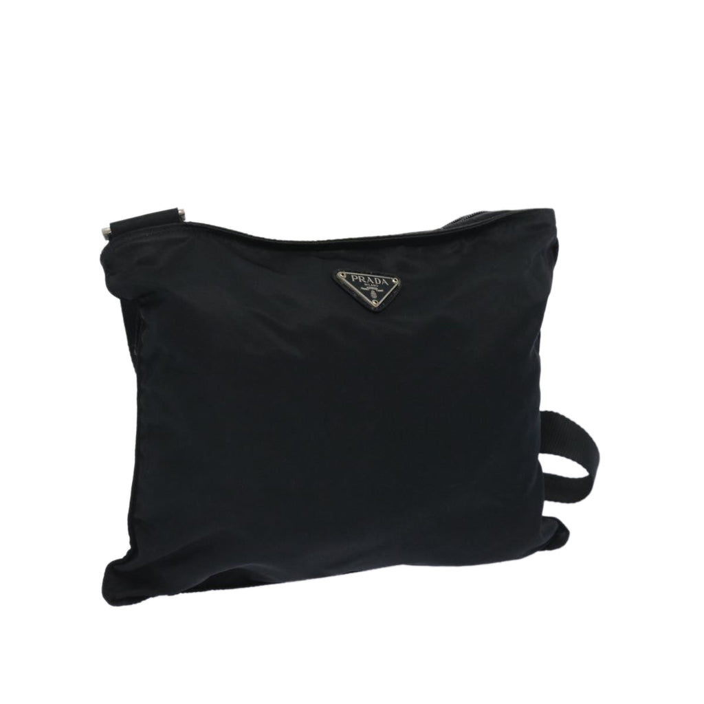 PRADA Shoulder Bag Nylon Black  66134