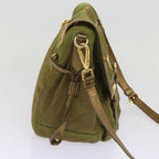 PRADA Shoulder Bag Nylon Khaki  66138