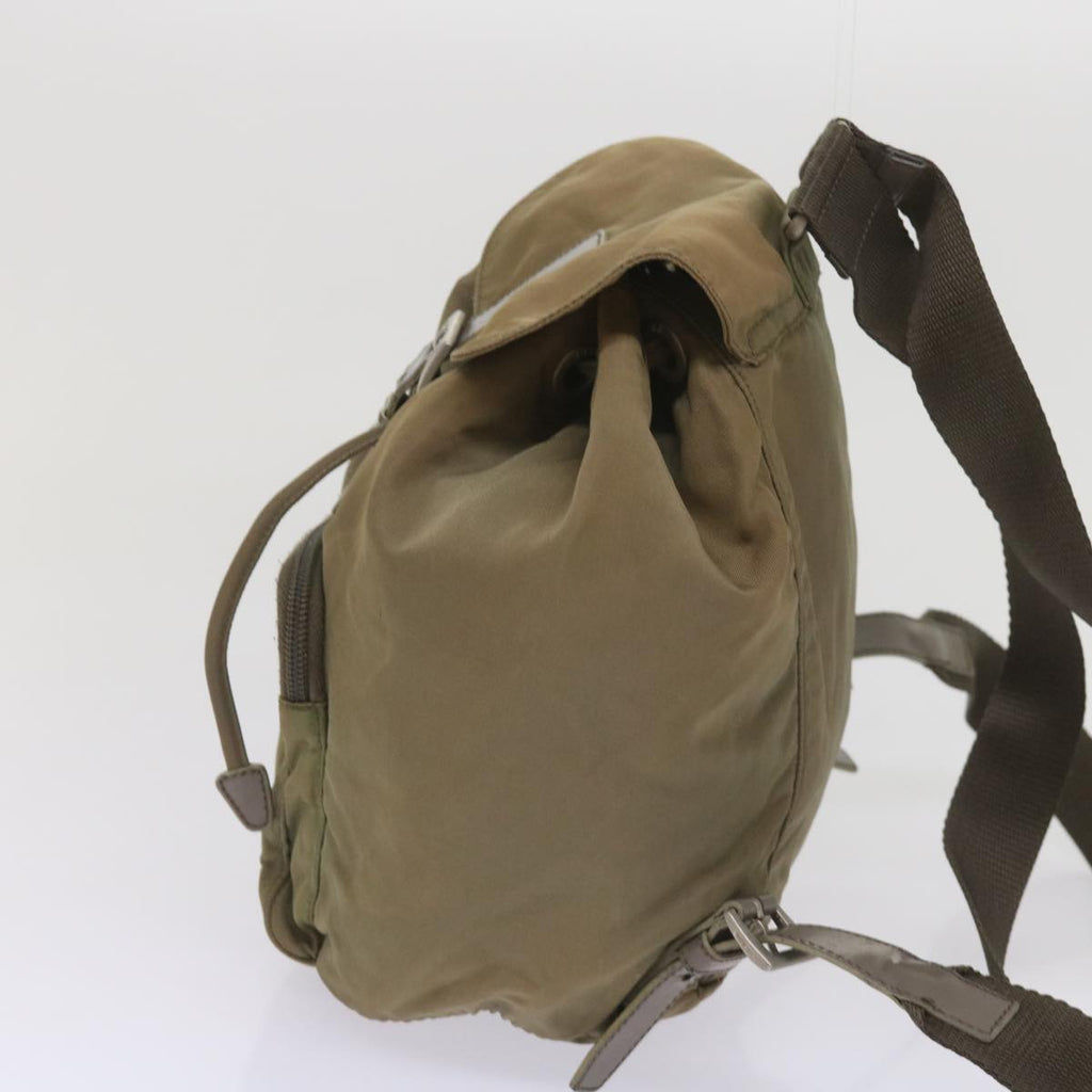 PRADA Backpack Nylon Beige  66139