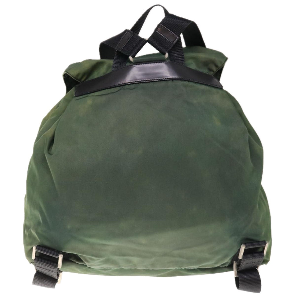 PRADA Backpack Nylon Green  66140