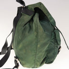PRADA Backpack Nylon Green  66140
