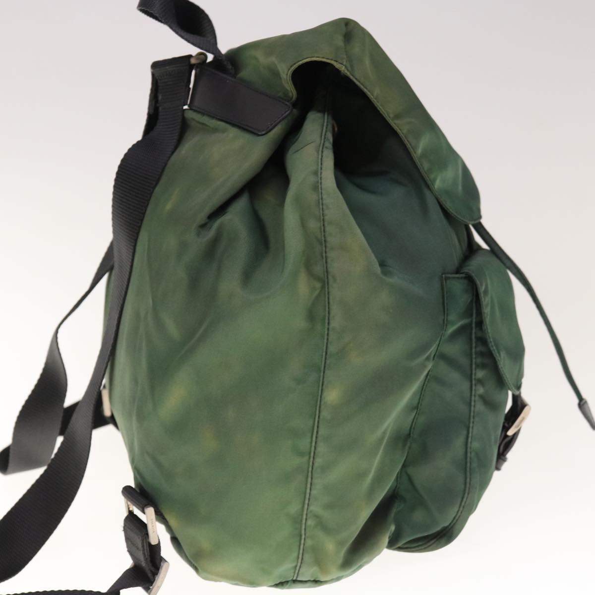 PRADA Backpack Nylon Green  66140