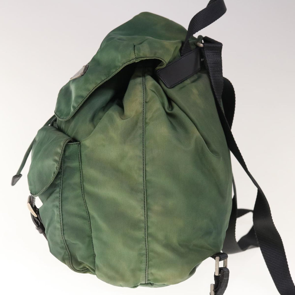 PRADA Backpack Nylon Green  66140