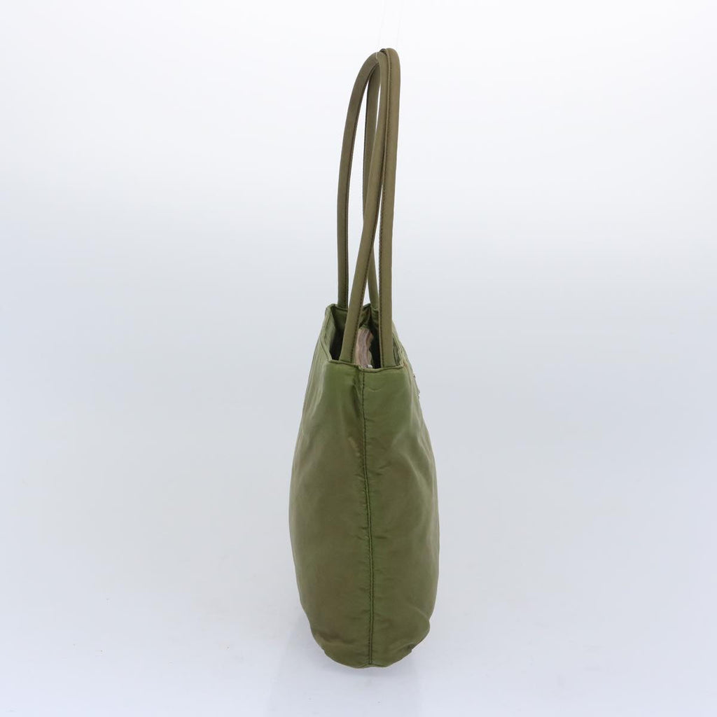 PRADA Hand Bag Nylon Khaki  66141