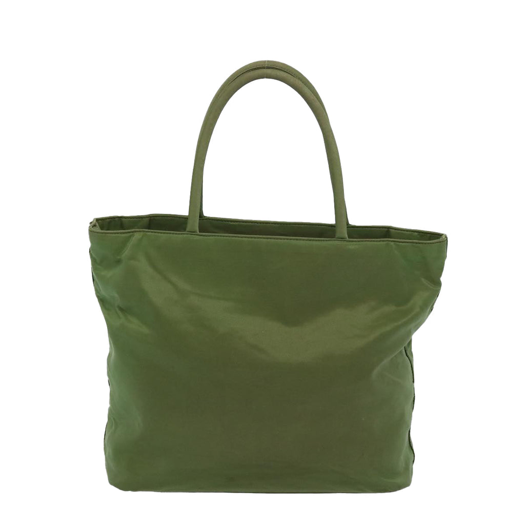 PRADA Hand Bag Nylon Green  66142