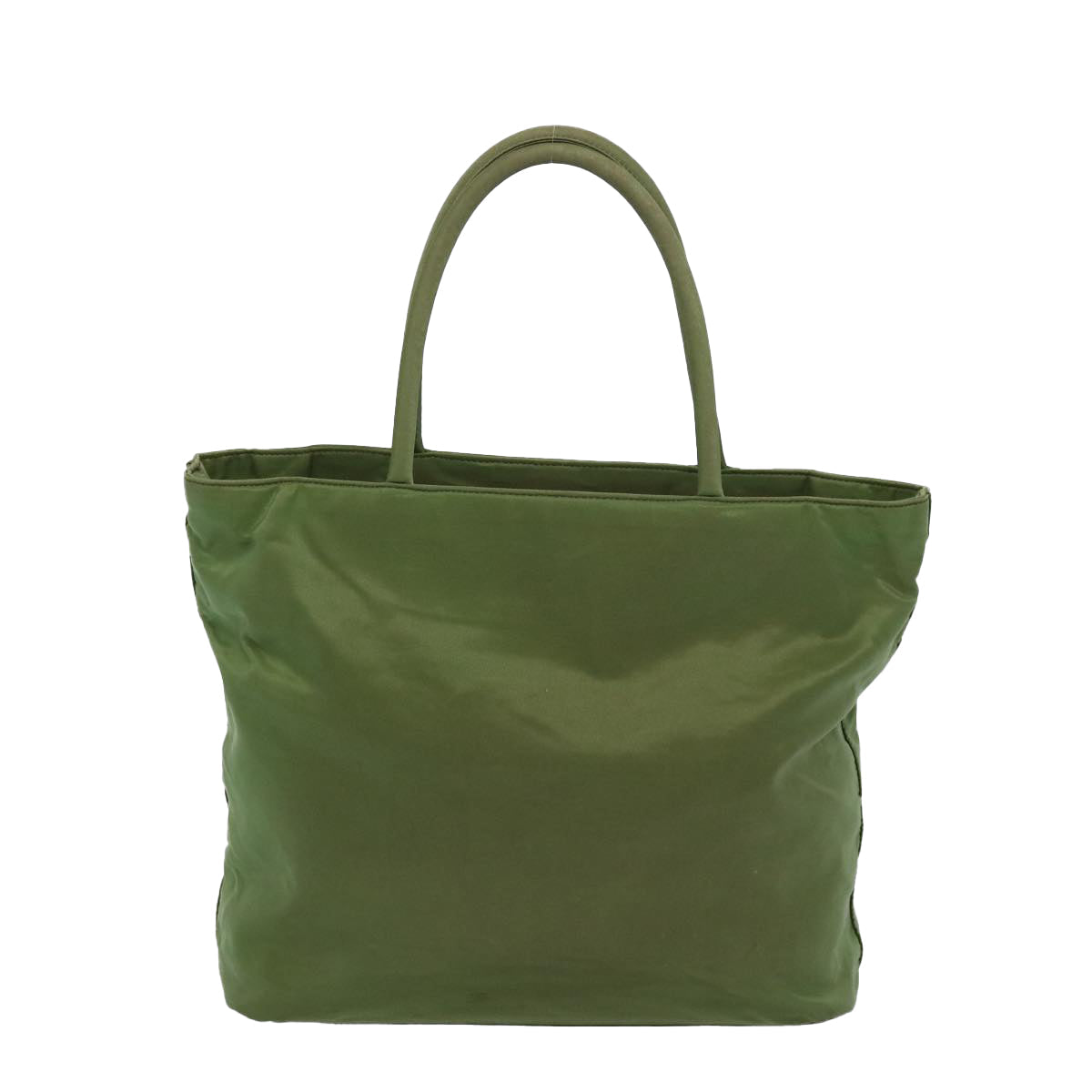 PRADA Hand Bag Nylon Green  66142