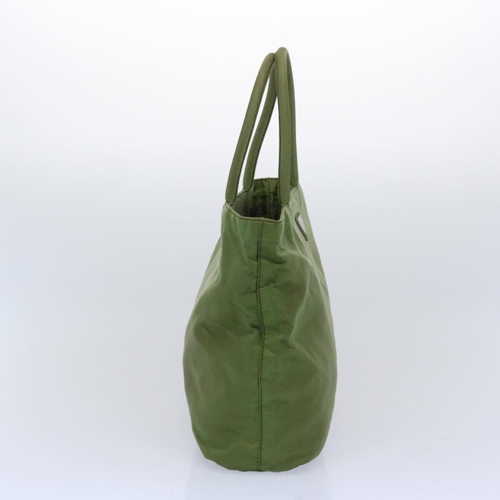 PRADA Hand Bag Nylon Green  66142