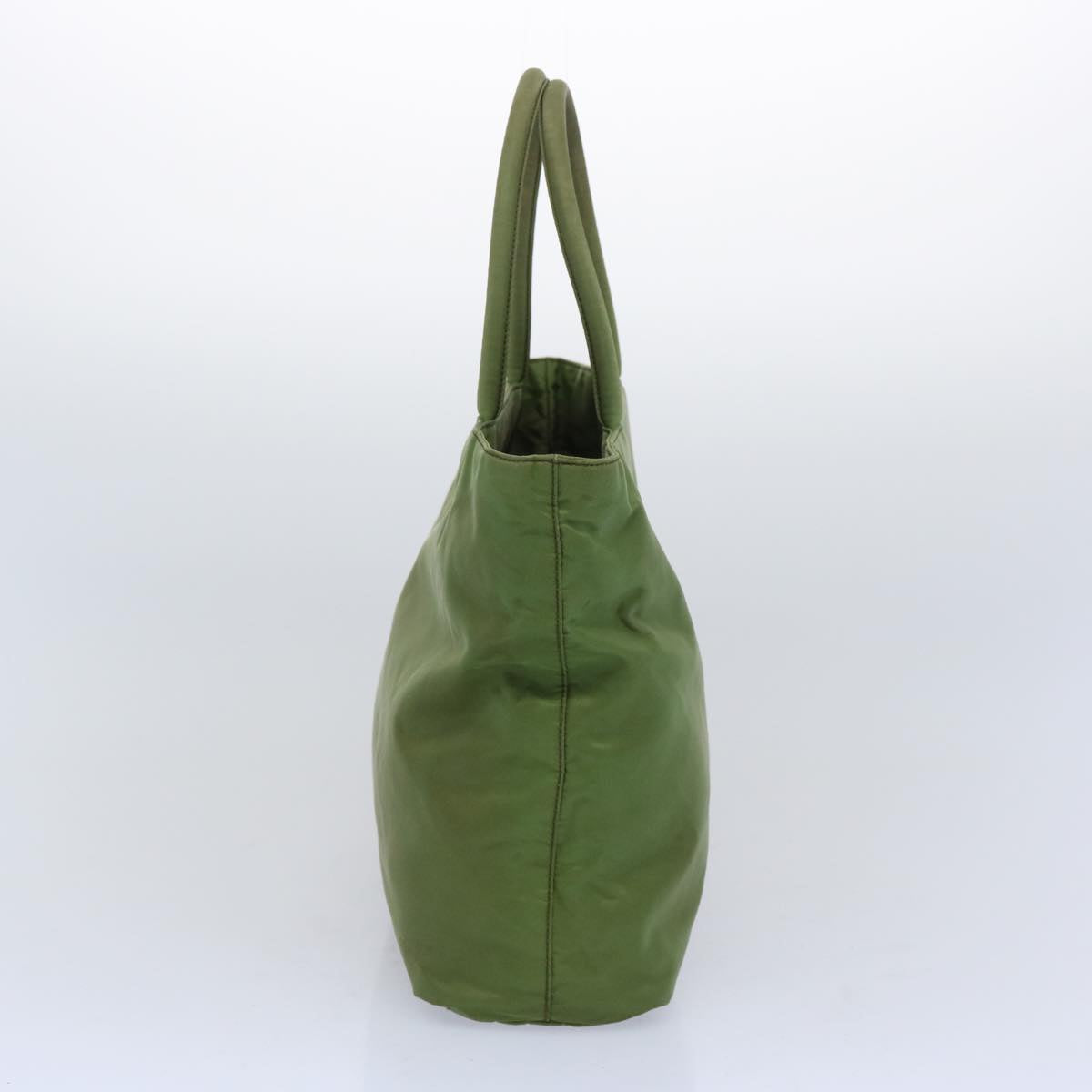 PRADA Hand Bag Nylon Green  66142