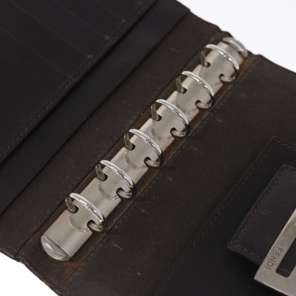 FENDI Zucca Canvas Day Planner Cover Brown66144