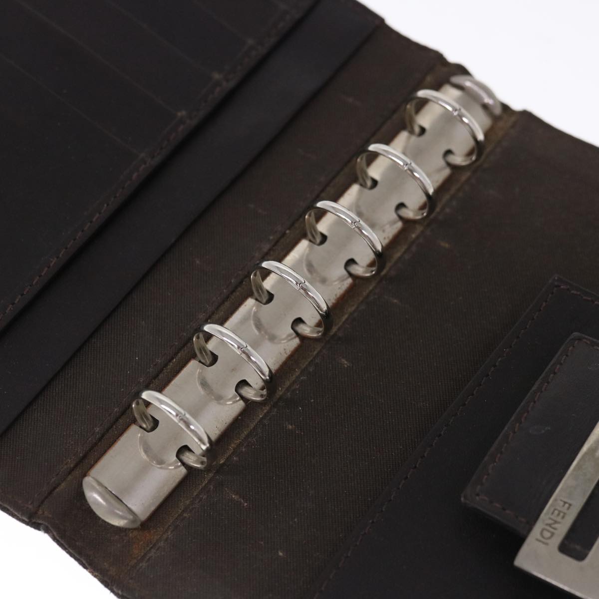 FENDI Zucca Canvas Day Planner Cover Brown66144