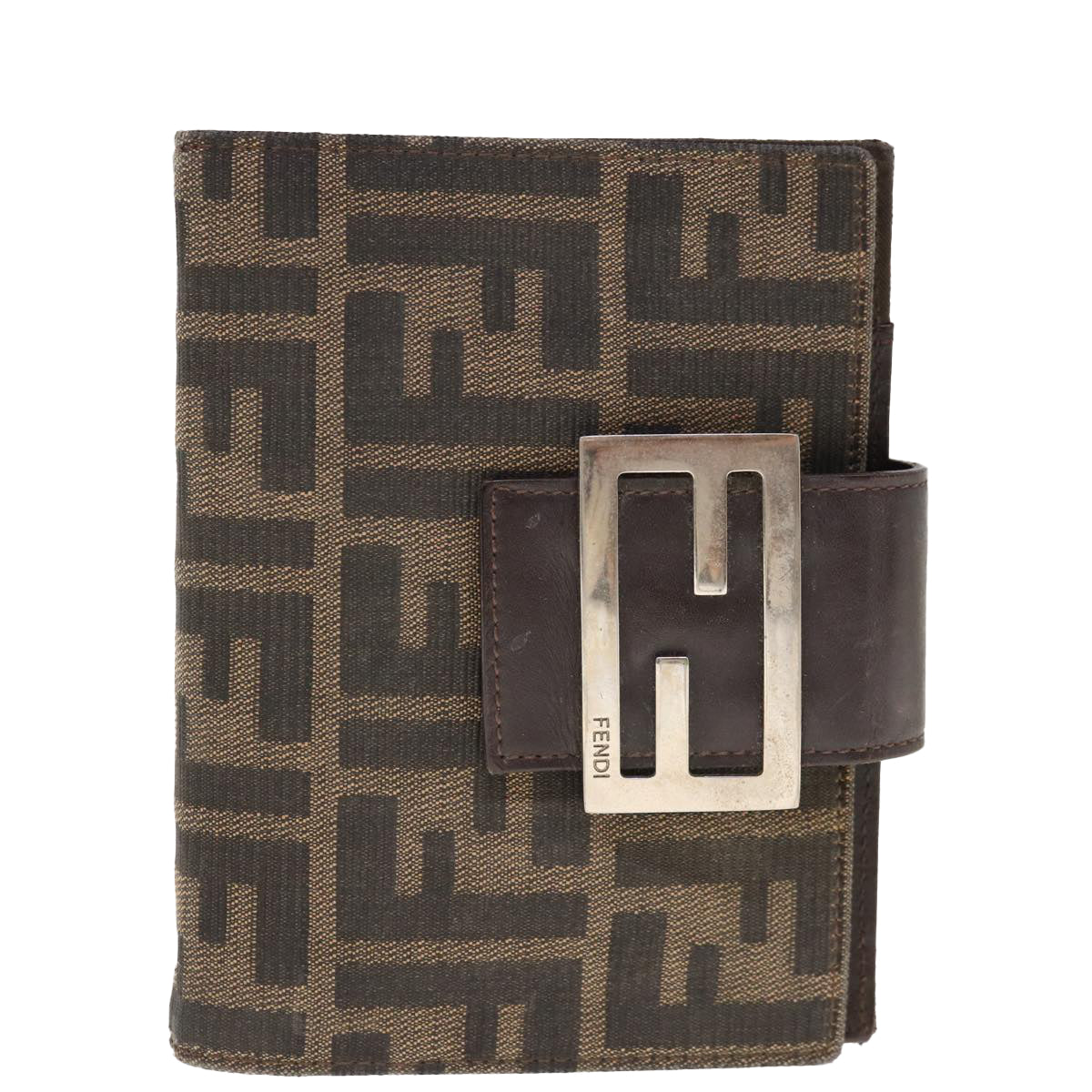 FENDI Zucca Canvas Day Planner Cover Brown66144