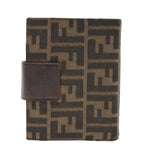 FENDI Zucca Canvas Day Planner Cover Brown66144