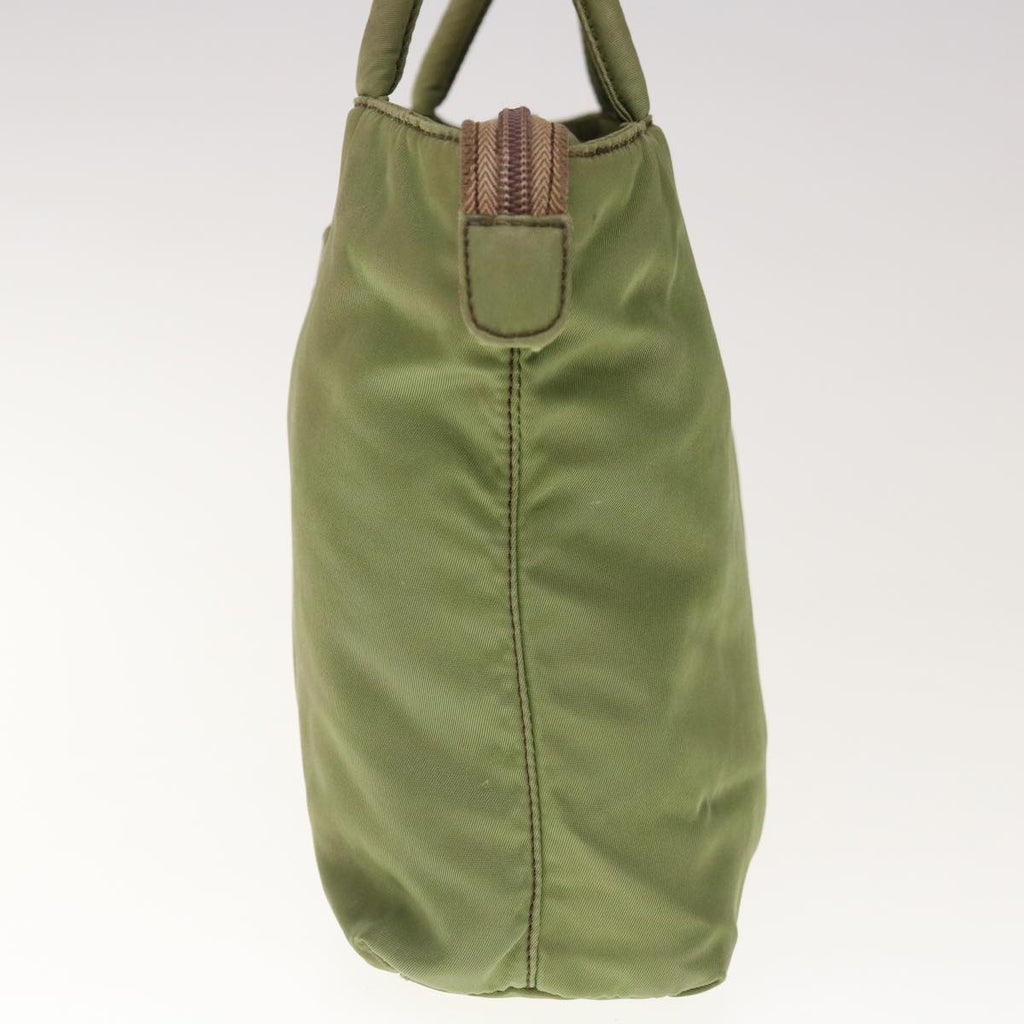 PRADA Hand Bag Nylon Khaki  66227