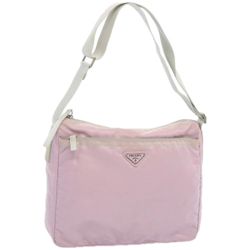 PRADA Shoulder Bag Nylon Pink  66228