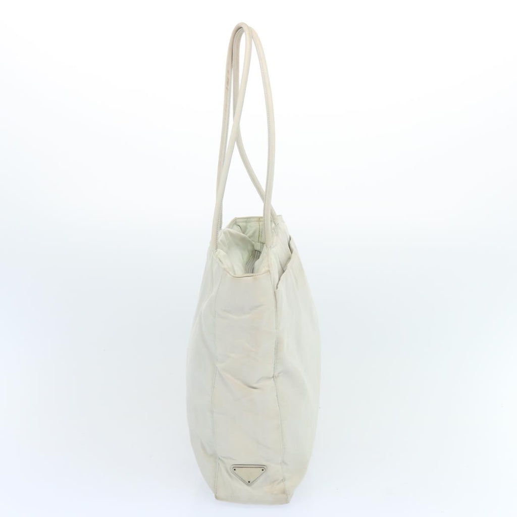 PRADA Tote Bag Nylon White  66230