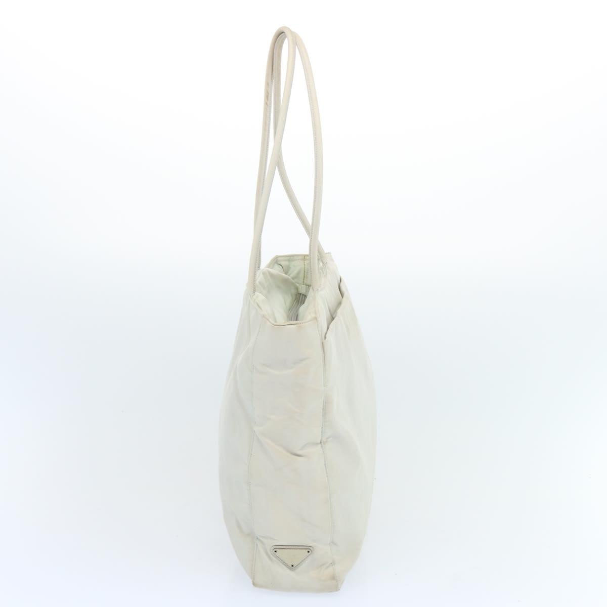PRADA Tote Bag Nylon White  66230