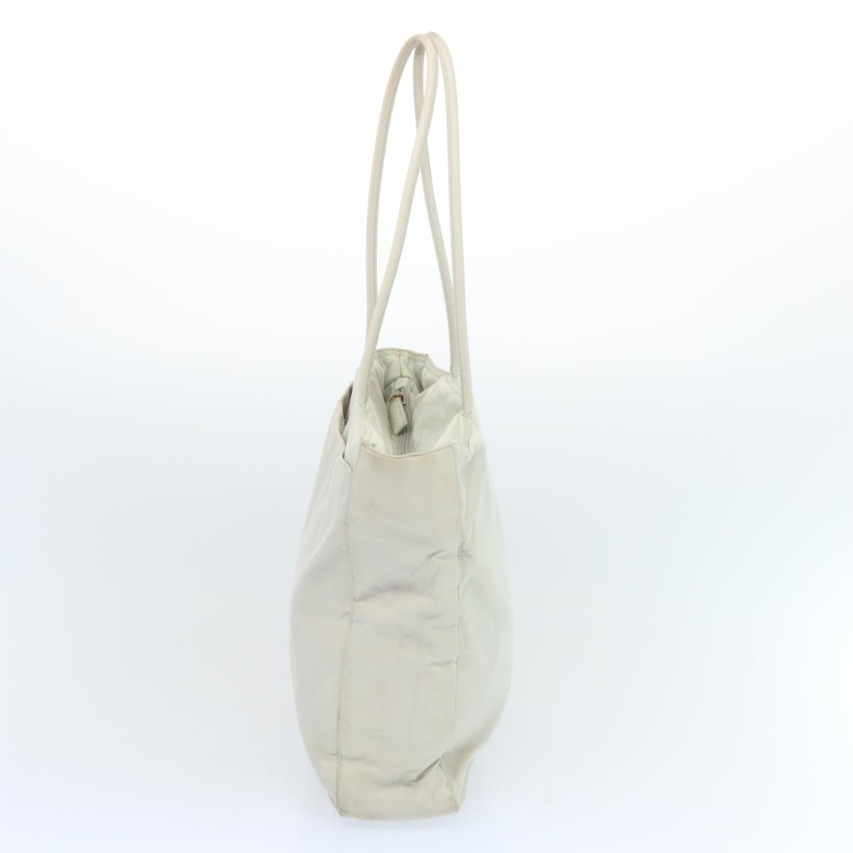 PRADA Tote Bag Nylon White  66230