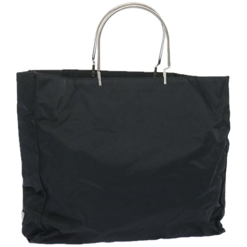 PRADA Tote Bag Nylon Black  66231