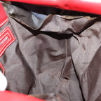 FENDI Zucca Canvas Hand Bag Brown Red66308