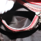 FENDI Zucca Canvas Hand Bag Brown Red66308