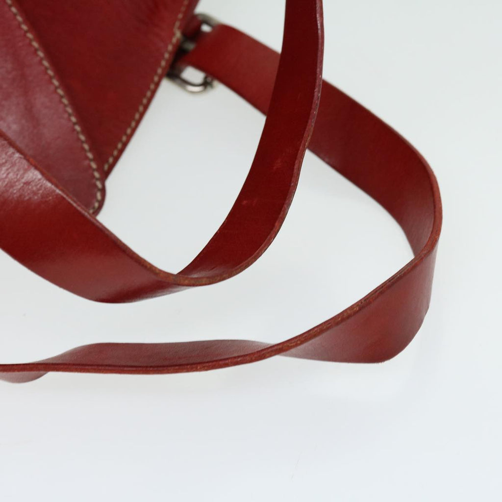 FENDI Zucca Canvas Hand Bag Brown Red66308