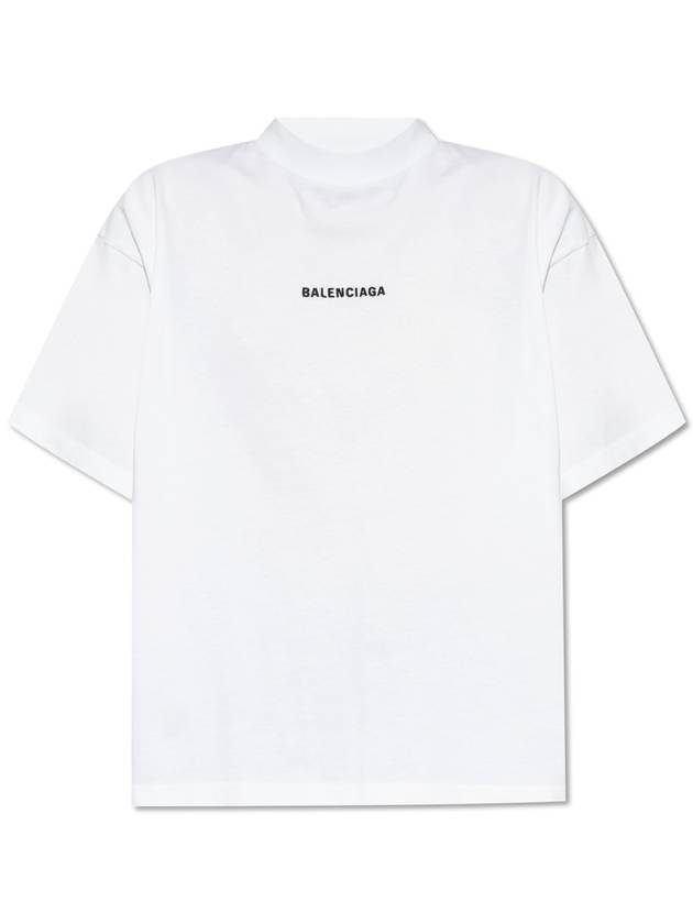 Balenciaga Balenciaga T-shirt With Logo, Women's, White