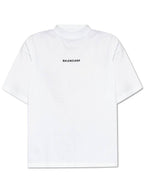 Balenciaga Balenciaga T-shirt With Logo, Women's, White