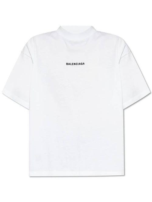 Balenciaga Balenciaga T-shirt With Logo, Women's, White