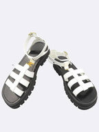 CELINE 343593617C Clea Triope Gladiator Chunky Sandals 40