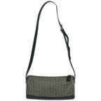 CELINE C Macadam Canvas Shoulder Bag Green Auth 66346