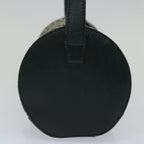 CELINE C Macadam Canvas Shoulder Bag Green Auth 66346